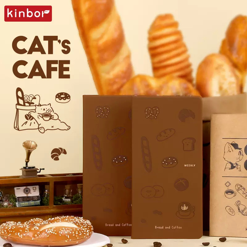 

Kinbor 2025 Year Week Planner 48K Pocket Portable Daily Calendar Notebook Journal 52g Bachuan Paper Self-Discipline Organizer