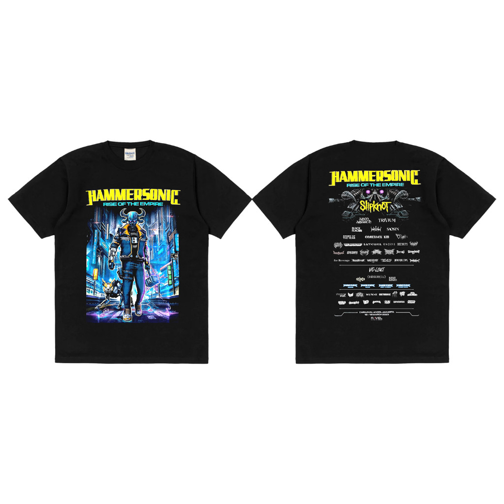 【ORIGINAL】 Rockermusic T-shirt Hammersonic 2023 Rise Of The Empire