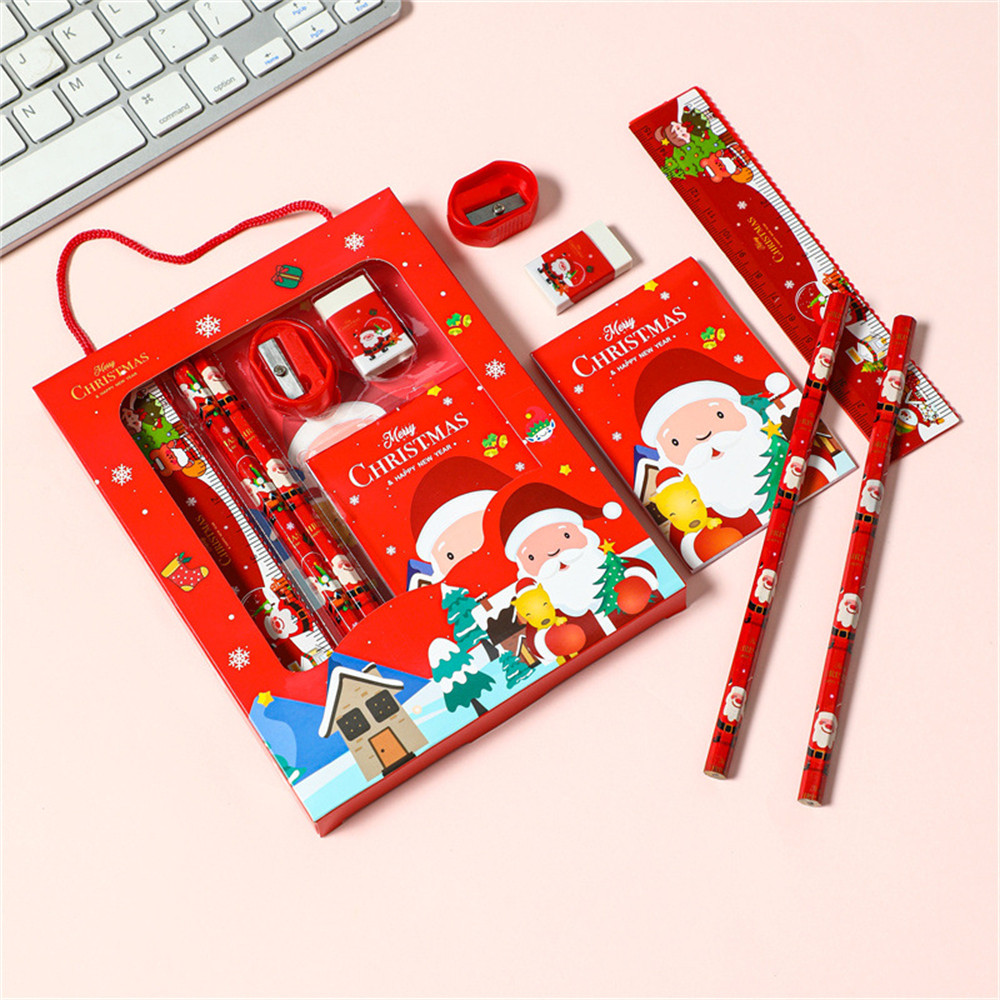 

Christmas Stationery Gifts Student Gift Box Stationery Set Festive Christmas New Year Small Gift Supplies For Kindergarten Prize