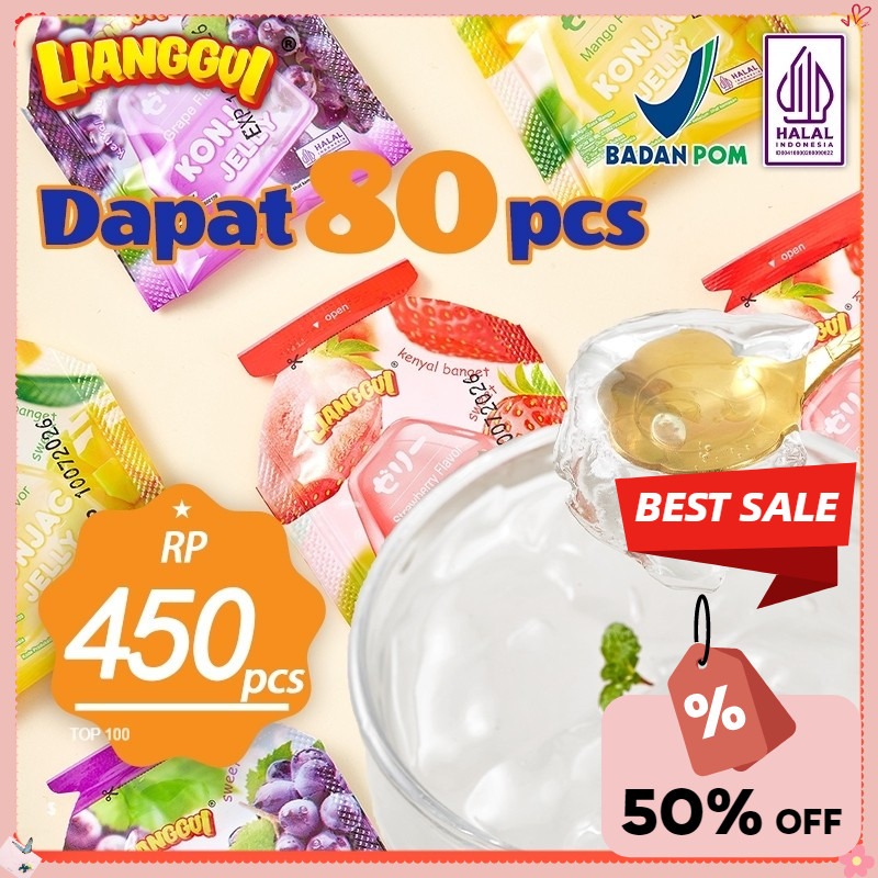 

[Jaminan kualitas] Puding & Jelly HALAL Konjac Lianggui Mangga Strawberry Anggur | Enak & Sehat | Cocok untuk Diet & Snack Sehat | Cocok untuk Semua Usia | Cemilan Kue Lebaran Hampers Candy/Gift