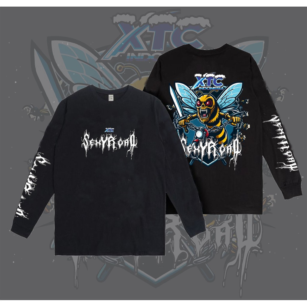 kaos xtc sexy road lengan panjang 24s bahan 16