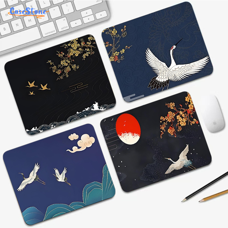 Gaming Pad Mousepad Deskmat Keyboard pad Mousepad Anti Slip Good quality Red-crowned Crane Stone Mou