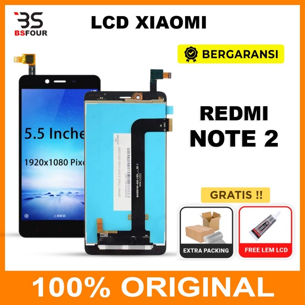 LCD XIAOMI REDMI NOTE 2 FULLSET TOUCHSCREEN