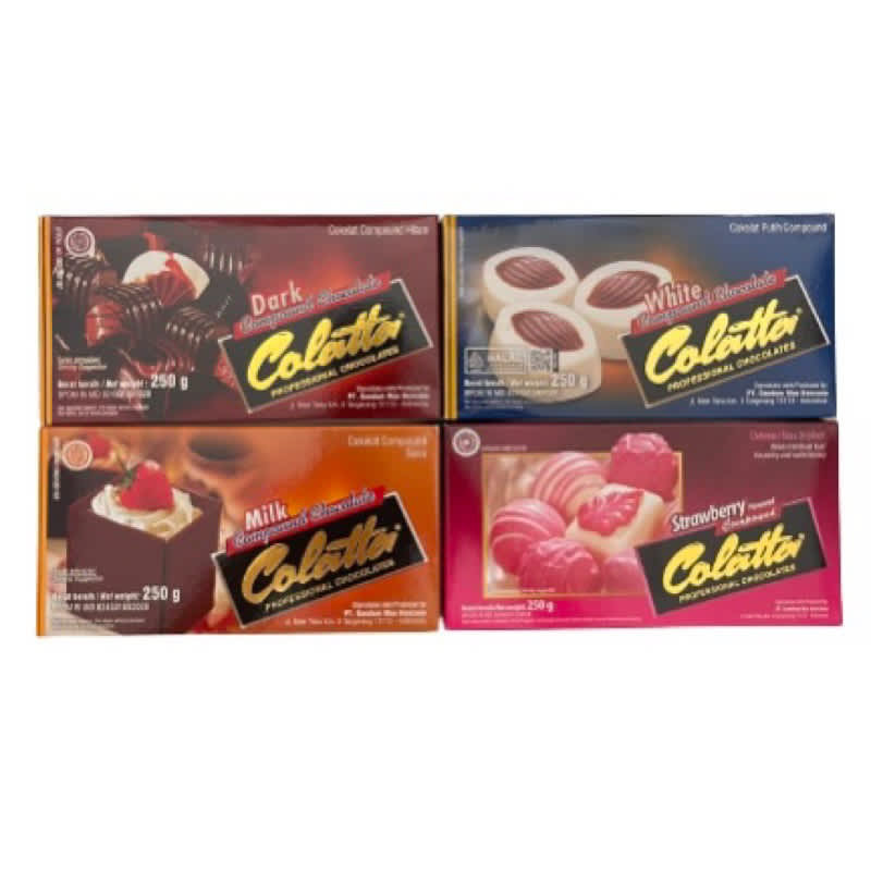 

COLATTA COMPOUND CHOCOLATE / COLATTA COKLAT BATANG 250GR