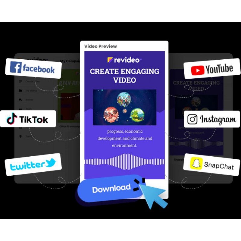 REVIDEO SOFTWARE VIDEO YOUTUBE TIKTOK EDITING EDITOR RENDERFOREST TERCANGGIH SUBTITLE RESIZE AUDIO D
