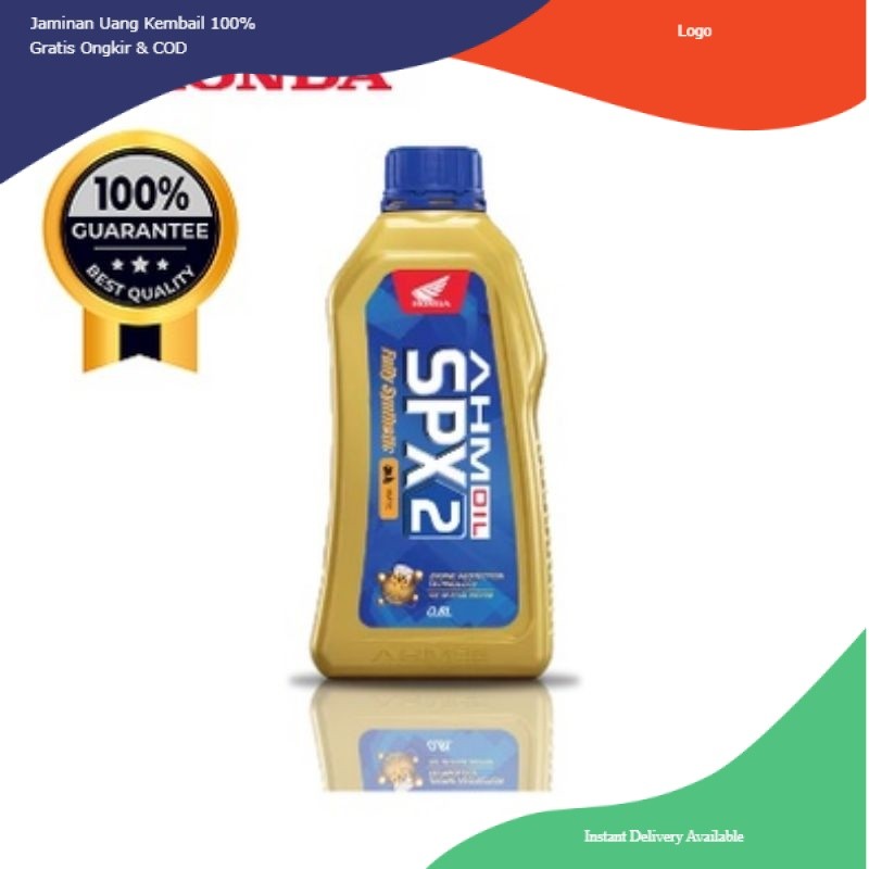 OLI MOTOR SPX 2 AHM OIL 800ML SPX2 KEMASAN TERBARU  (( SPX 2  SPX 2 )))