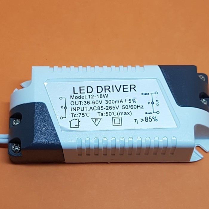 Down light LED Driver 12W - 18W Auto. Adaptor Stepdown AC ke DC