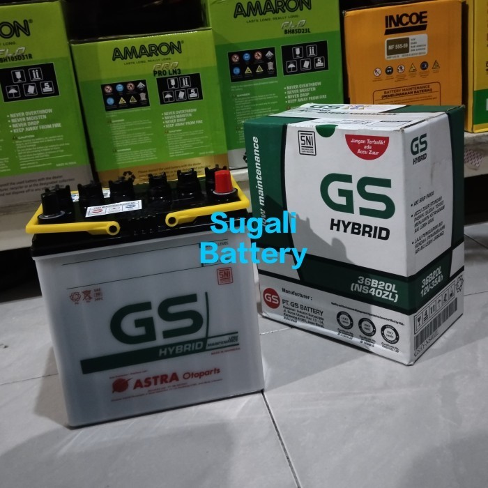 Aki Mobil Ayla, Agya, Calya, Sigra GS ASTRA NS40ZL Aki Basah Hybrid 35Ah ORIGINAL ASTRA OTOPARTS
