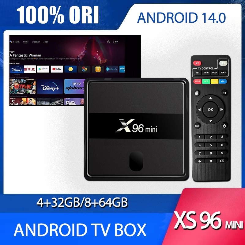 Advance Indihome X 96 mini 4K HD Jaringan Set-top Box 4K Digital TV BOX Android 14.0  X 96 mini with