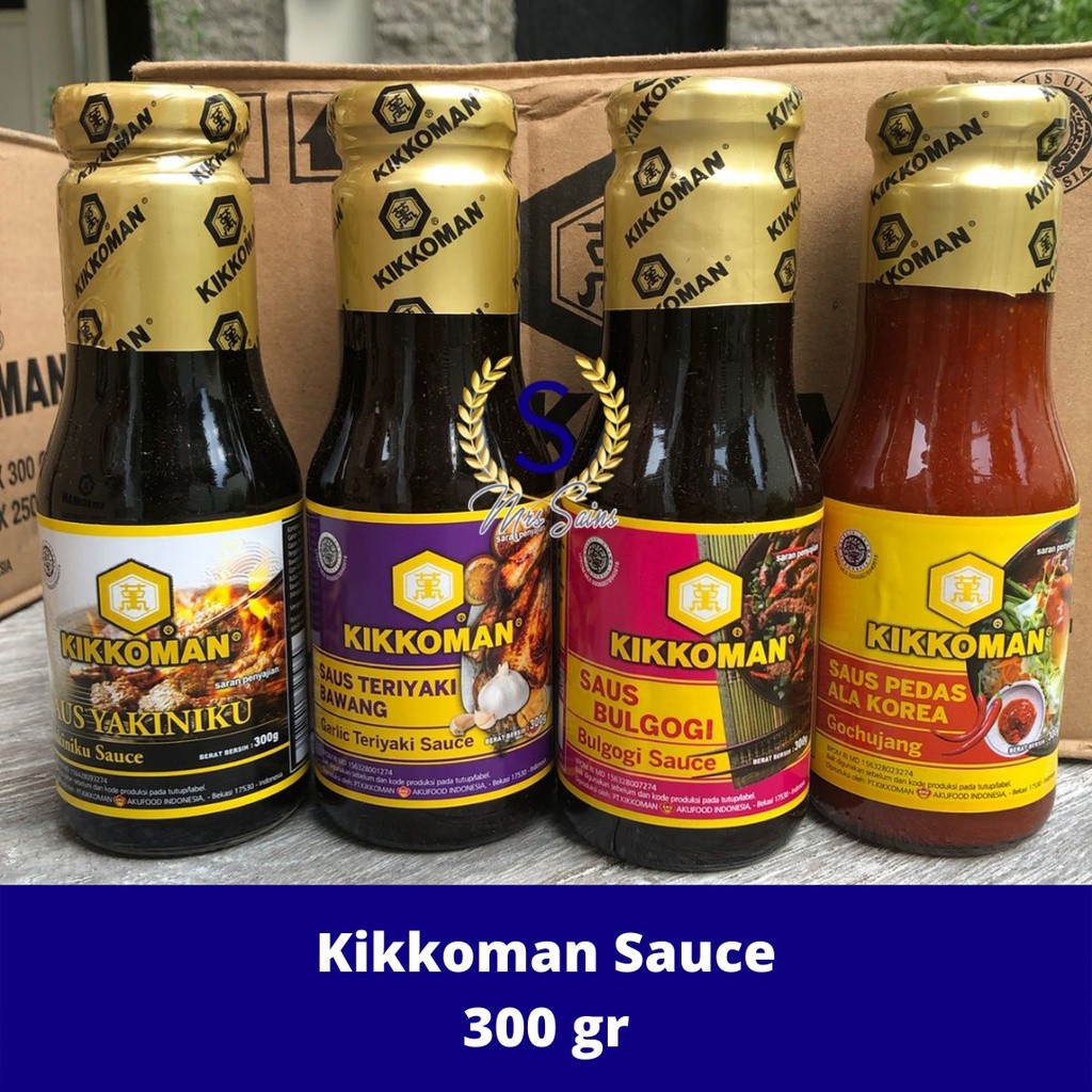 

Kikkoman Saucesaos kecap asin jepang bumbu botol 250ml 300g