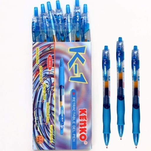 

BEST[PROMO] Pulpen Gel Kenko K-1 0.5mm Hitam Original (1lusin) - Biru