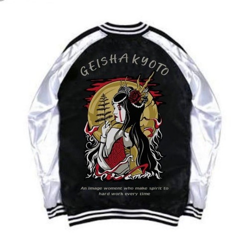 SELILINGSHOP Jaket Sukajan Baseball Jepang Premium Lotto Tebal / Bomber Sukajan Pria Wanita