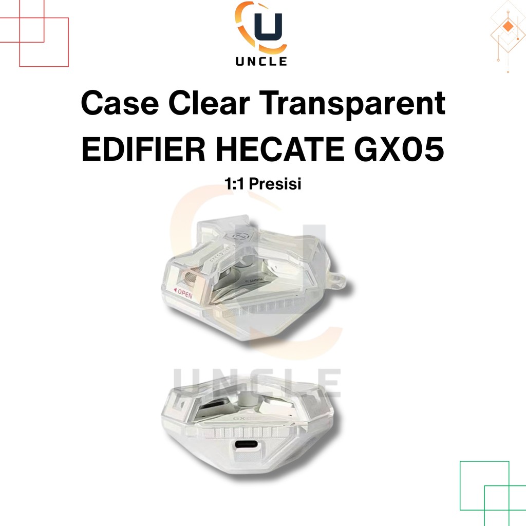Case Casing Cover Pelindung Silicone EDIFIER HECATE GX05 + Carabiner Uncle.id