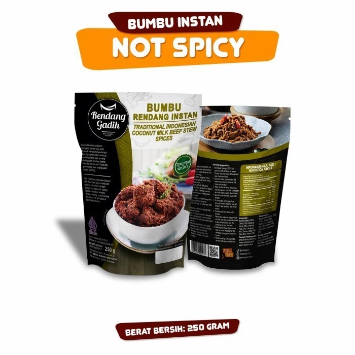 

PS LLETSS!! Bumbu Rendang Instan - Rendang Gadih - pedassedang - Pedas Sedang