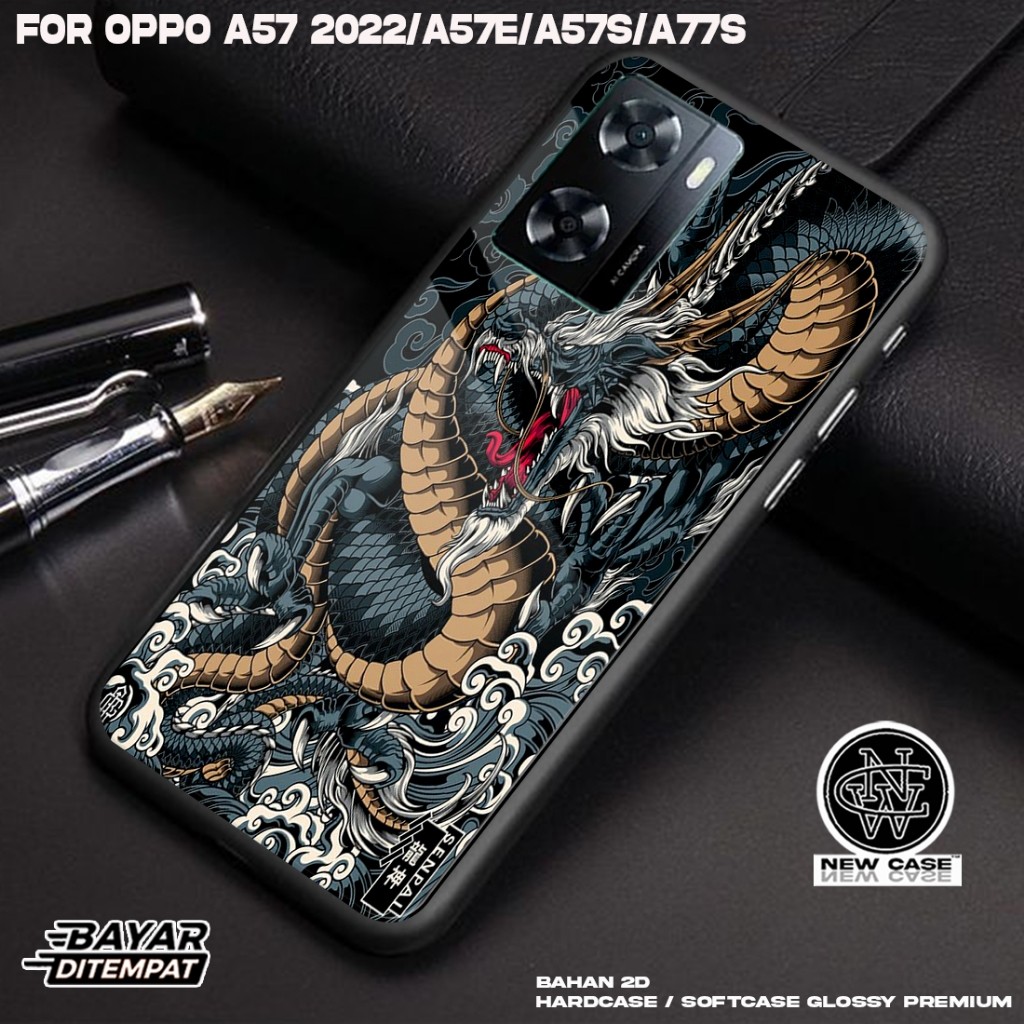 Case OPPO A57 2022 A57E A57S A77S - Casing Hp Terbaru 2023 Newcase [ NAGA] Silikon Hp Mewah - Kesing