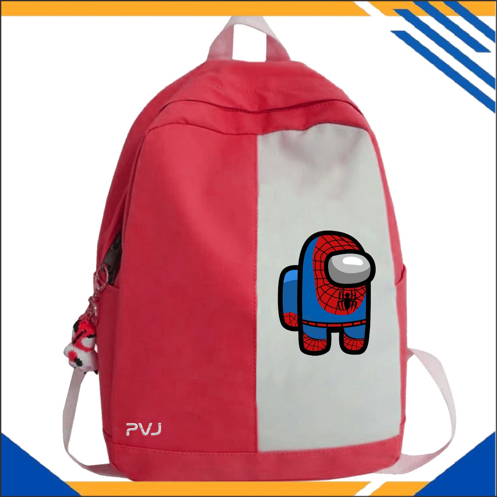 AHZ Tas Ransel Motif Spiderman - Among Us Tas Anak Laki Laki Fashion Kids 15 A1