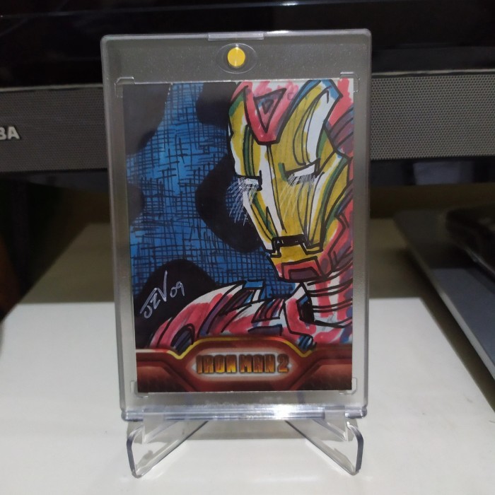 KY562 Kartu Upper Deck Marvel Original Artist Sketch IRON MAN 2