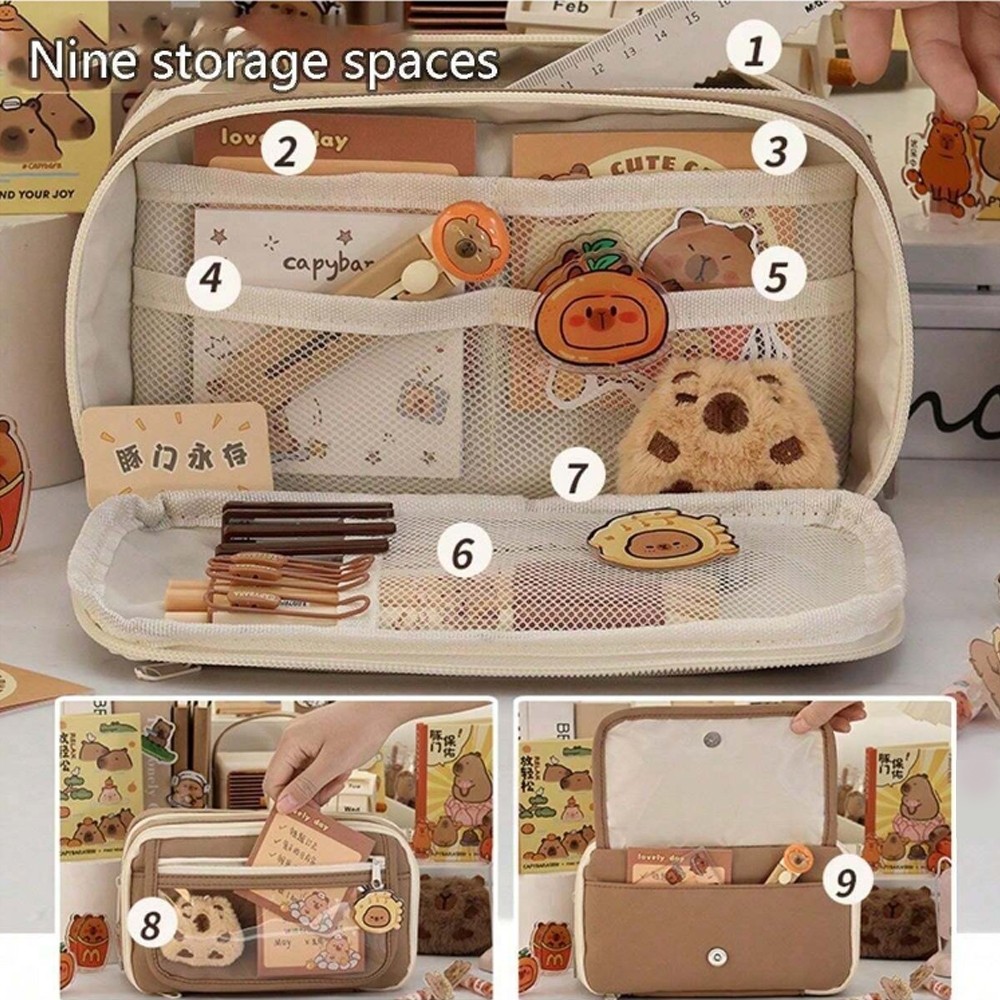 

Kotak Pensil Peralatan Sekolah Cowok Cewek Terbaru Lucu Dan Unik Set Box Pencil Estetik Murah Muat Banyak Hadiah Kado Anak Lucu Laki Tas Perempuan Tempat Pncel Bag Multifungsi Viral Tk Sd Case Pengsil Unisex Keluaran 202 [Dotding]Kapibara Tempat Pensil