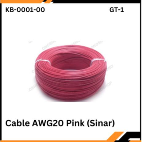 Cable AWG20 Pink / Kabel AWG20 -Pink Sinar