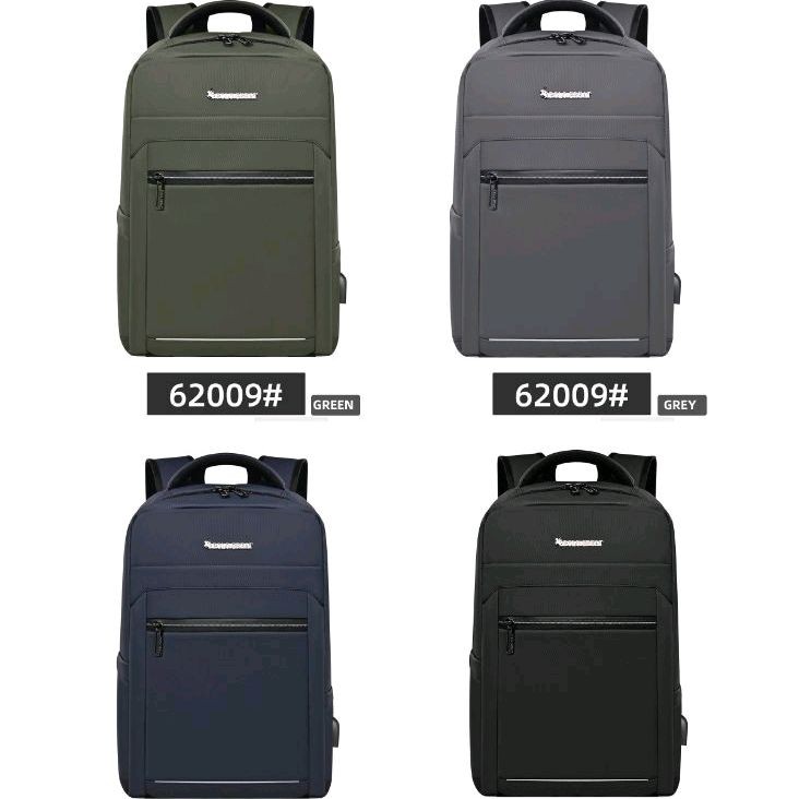 POLO LAND 6200 Ransel Backpack Laptop Pria Wanita Waterproof Anti Air Port USB