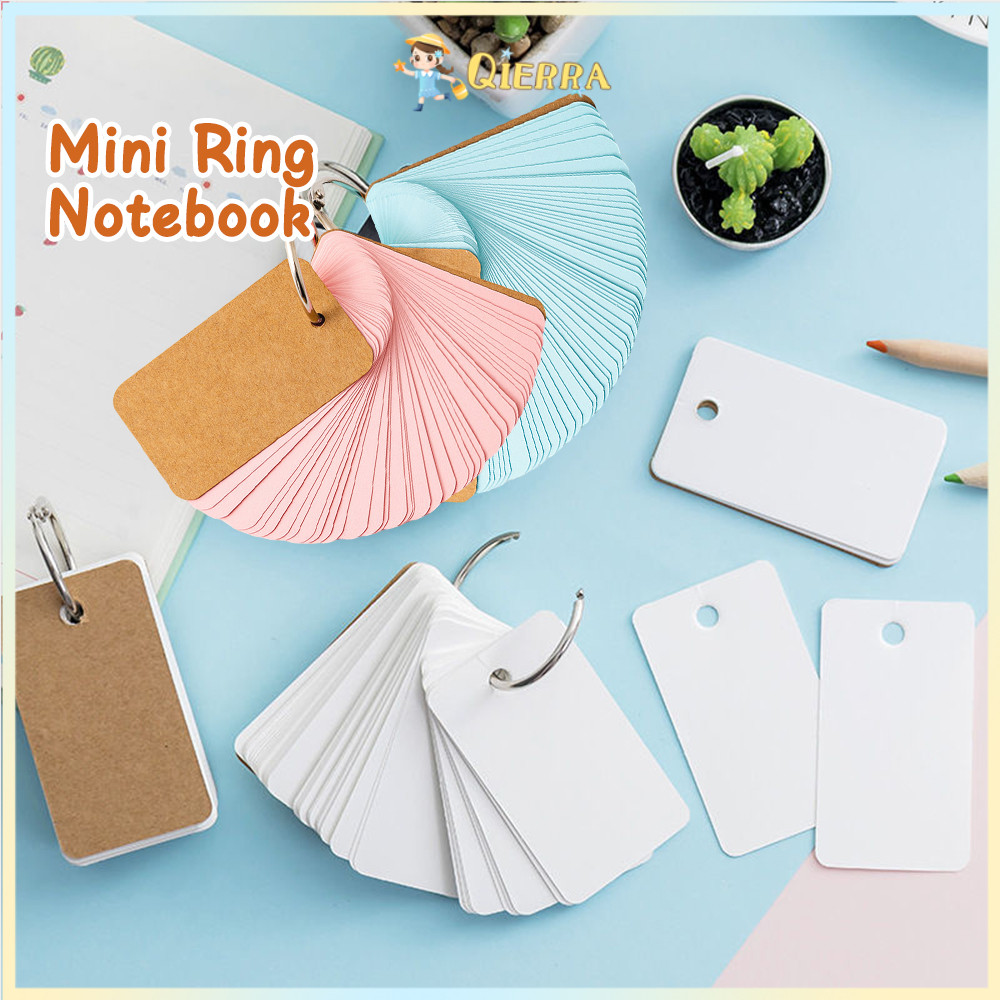 

Qierra Notepad Memo Polos Mini Flash Card Free Ring