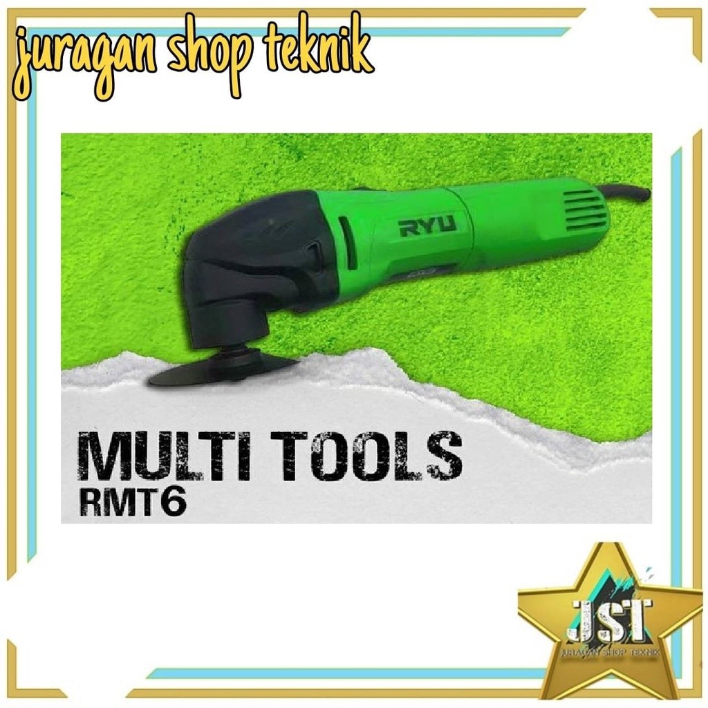 TEKIRO RYU MESIN Multi Cutter Set 6pcs RMT 6- Multi Oskilasi Tools RYU