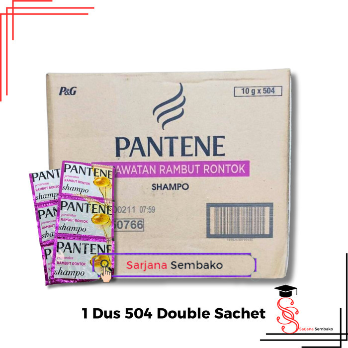 Shampo Pantene Hair Fall - 1 Dus 504 Double Sachet