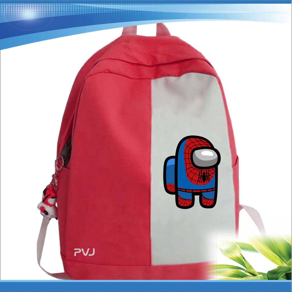 NS Tas Ransel Motif Spiderman - Among Us Tas Anak Laki Laki Fashion Kids 18 A1