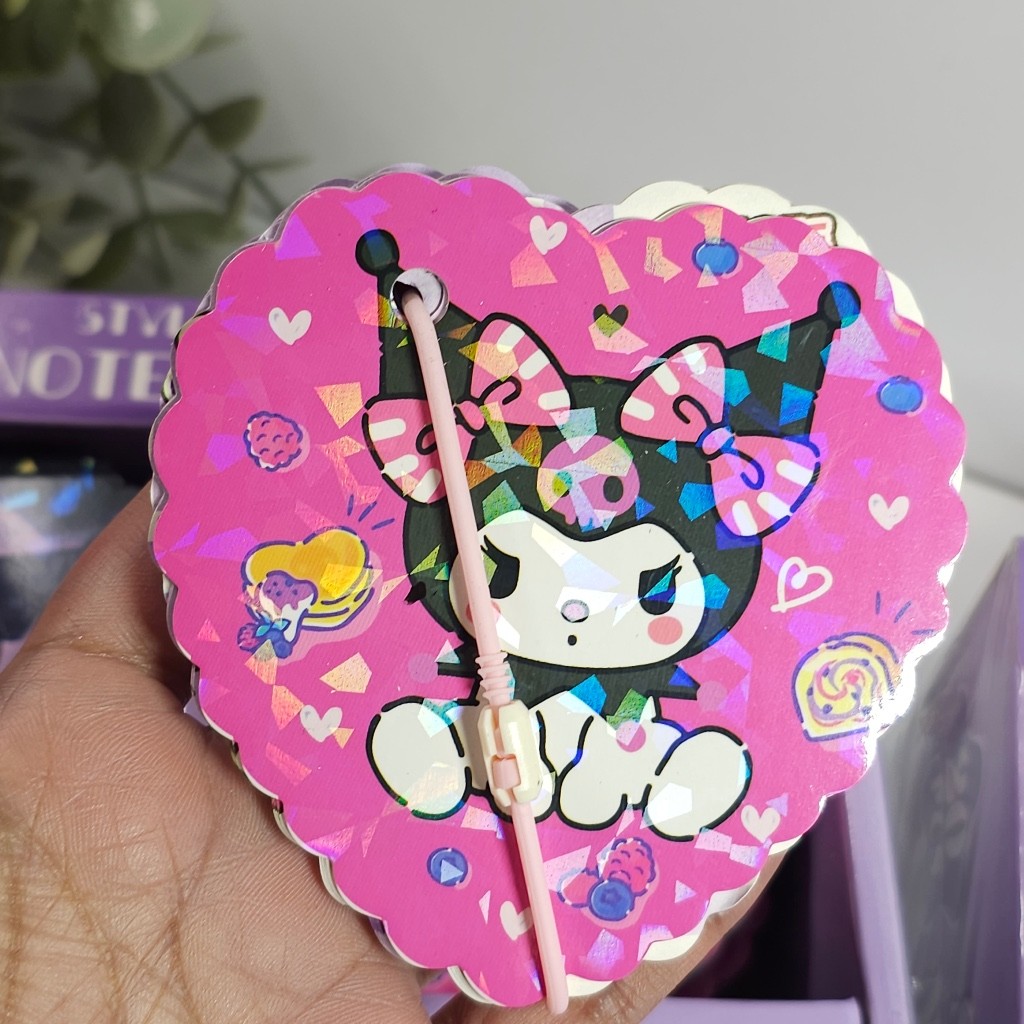 

AESTHETIC NOTEBOOK SANRIO KUROMI HOLOGRAM LOVE / KUROMI NOTEBOOKING STYLING