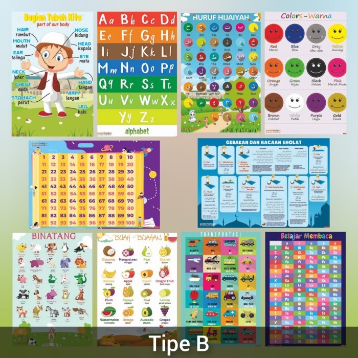 

promo -Diskon 15% Poster Belajar Eksklusif (isi 10 pcs) - Tipe A