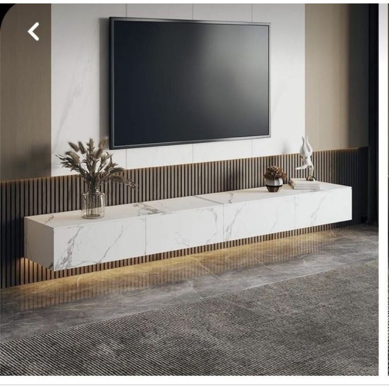 Meja TV Minimalis Meja TV Gantung Marmer Meja TV Modern