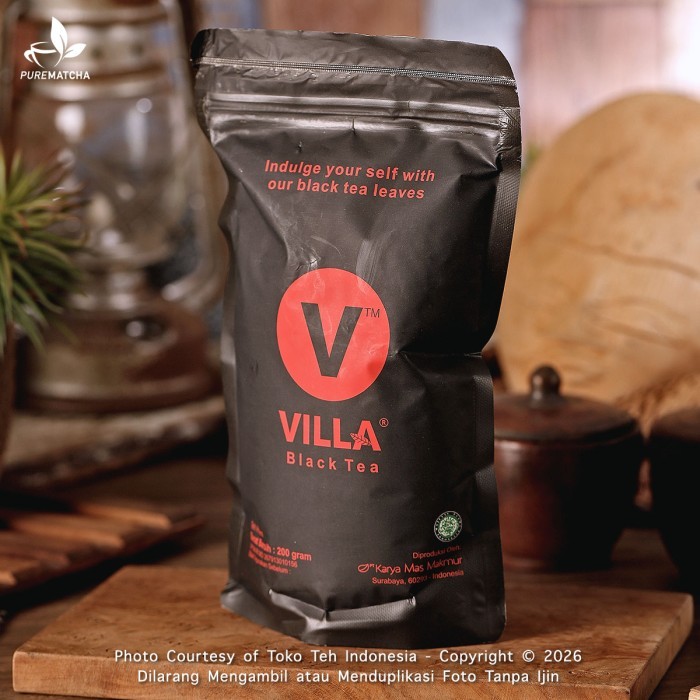 

Teh Villa Indonesian Premium Black Tea Teh Hitam Serbuk Indonesia 200g