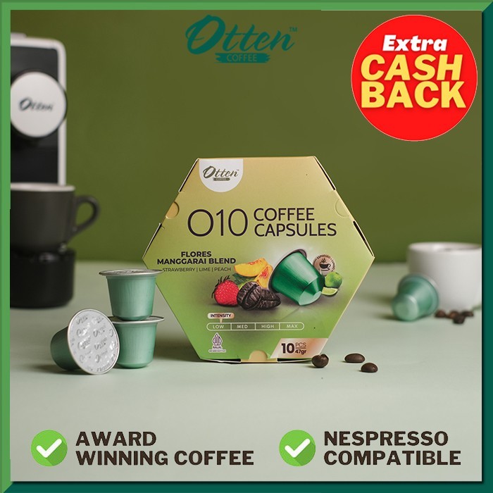 

Kopi Kapsul - O10 Arabica Flores Manggarai Blend Coffee Capsule | Kapsul Nespresso Compatible - Otten Coffee Capsules