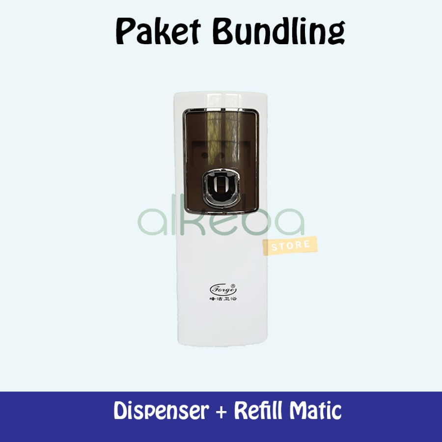 Promo Bundling Dispenser Pengharum Ruangan / Automatic LED + Calmic Matic