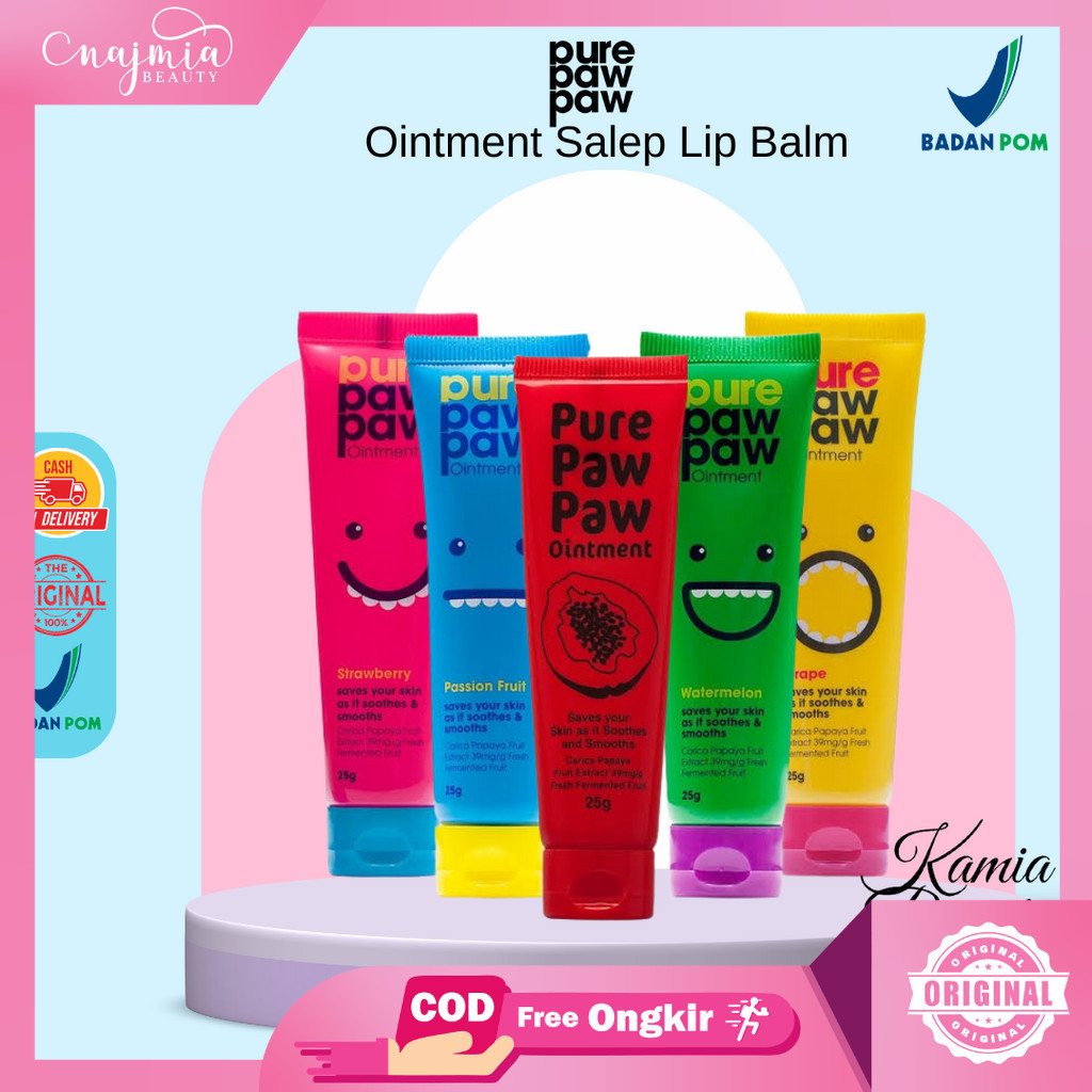 NAJMIA 3 - Pure Paw Paw Ointment Salep Lip Balm | Lip Balm