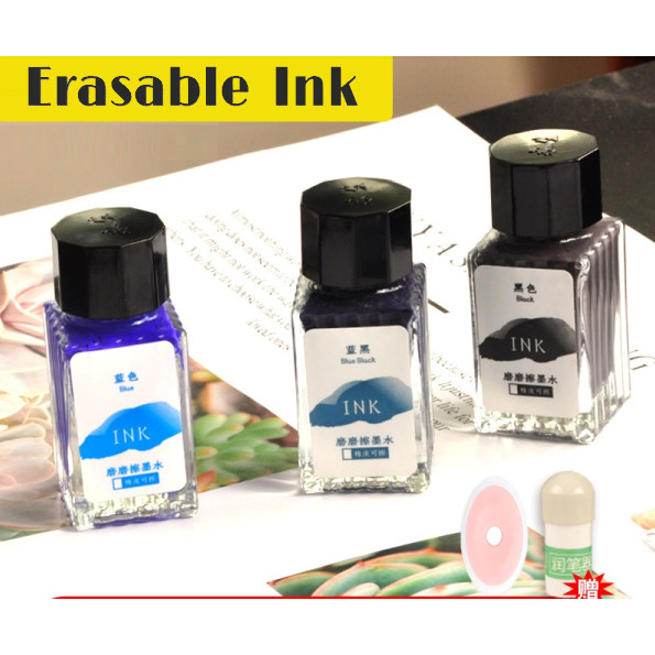 

Thermosensitive Erasable Ink 20ml/bottle Non Blocking Fountain Pen Writing Ink Magic Ink Students Use