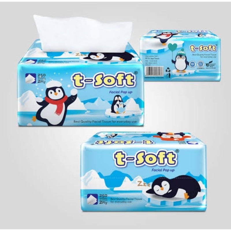 

_TISU FACIAL T-SOFT 250 SHEETS 2 PLY _ HW