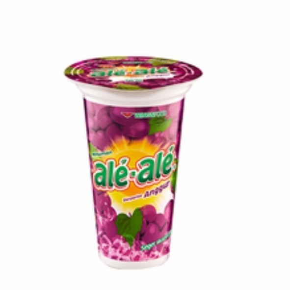 

New Item ALE ALE JUICE GRAPE CUP 180ML