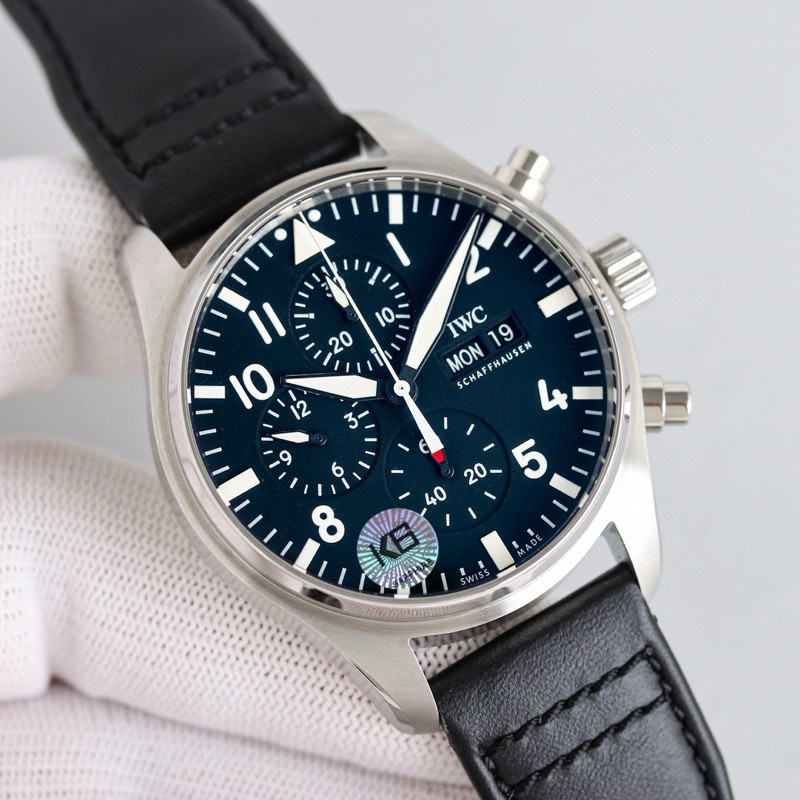 Pre order 2 minggu IWC men’s watch jam tangan pria jam tangan kulit jam tangan rantai fashion pria p