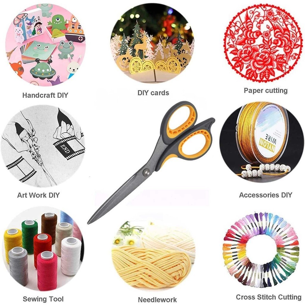 

SYAIFSTR Jasni Gunting Multifungsi Anti Lengket Stainless Steel 21.8cm - K10