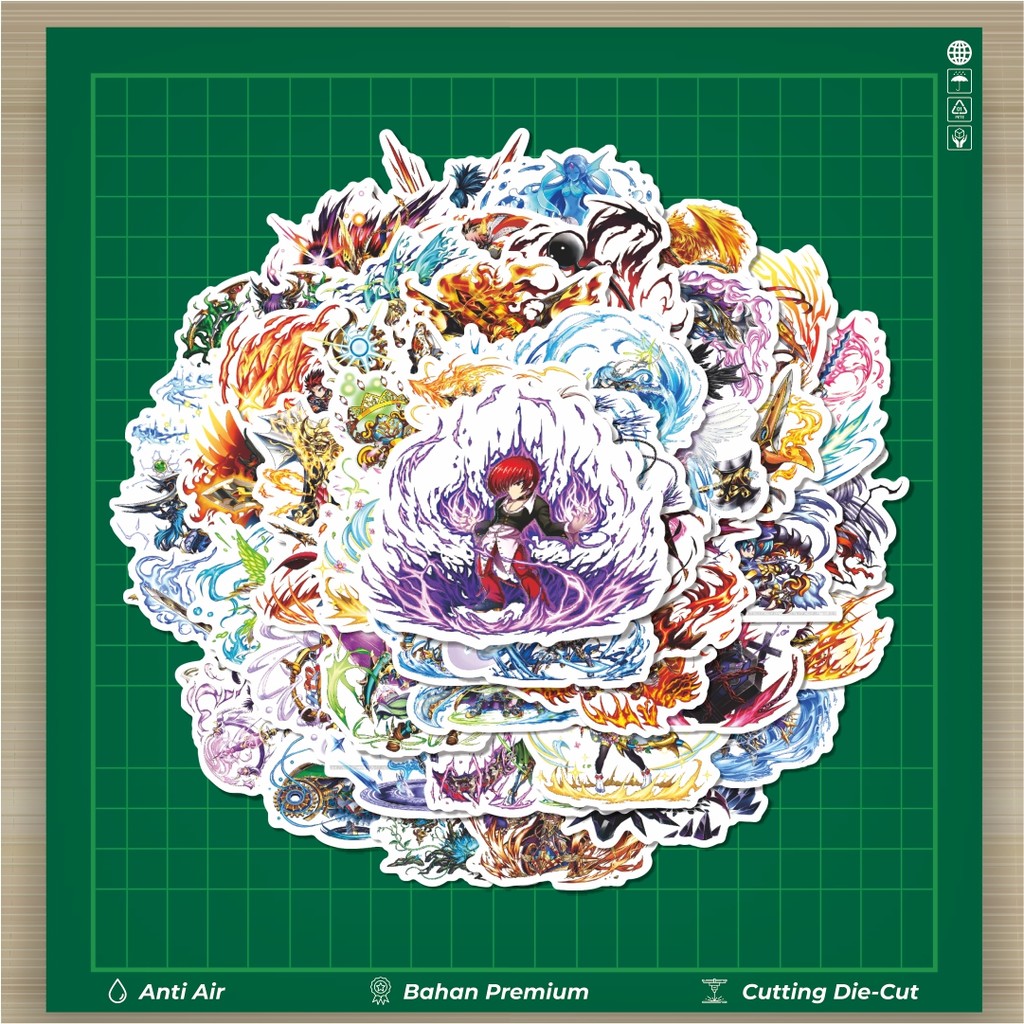 

HOT 50 PCS STIKER Stiker Game Series Brave Frontier Karakter Mix 7 Stiker Fashion Cars Decal Dingin Kartu Album Custom Vinyl Anti Air- Sticker Aesthetic Buku Journal Koper Casing HP Tablet Laptop Helm Motor Botol Minum