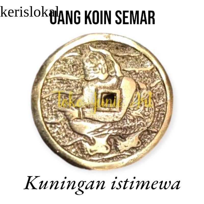 Uang Koin Semar Kuningan Istimewa kl12
