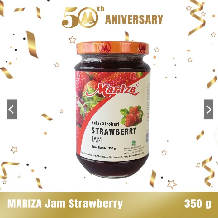 

New Arrival Mariza Strawberry Jam Botol 350 gr