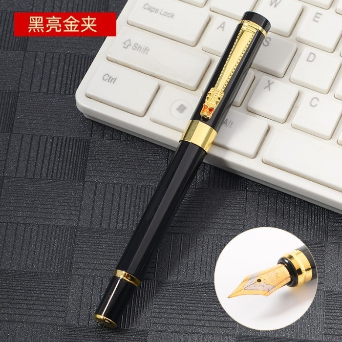 

Kaligrafi fountain pen Nib 0,7mm pena kalam tutul sudah/surah - Hitam HOTM