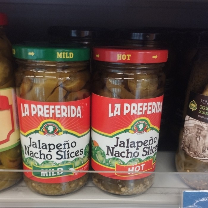 

la preferida jalapeno nacho slices mild 326gr