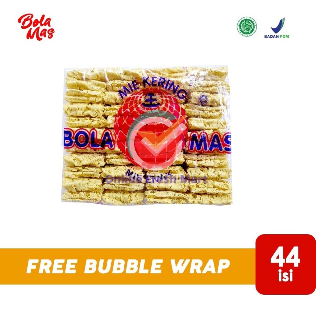 

Bola Mas Mie Keriting isi 44 Keping (2.2 kg) - Online Fresh Mart Denpasar