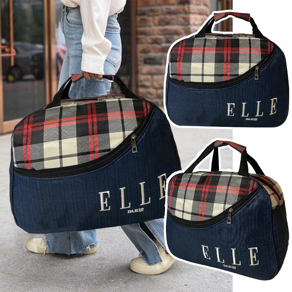 Tas Travel Elle | Tas Pakaian Elle | Tas Jinjing Pria/Wanita Elle | Terlaris Dan Termurah