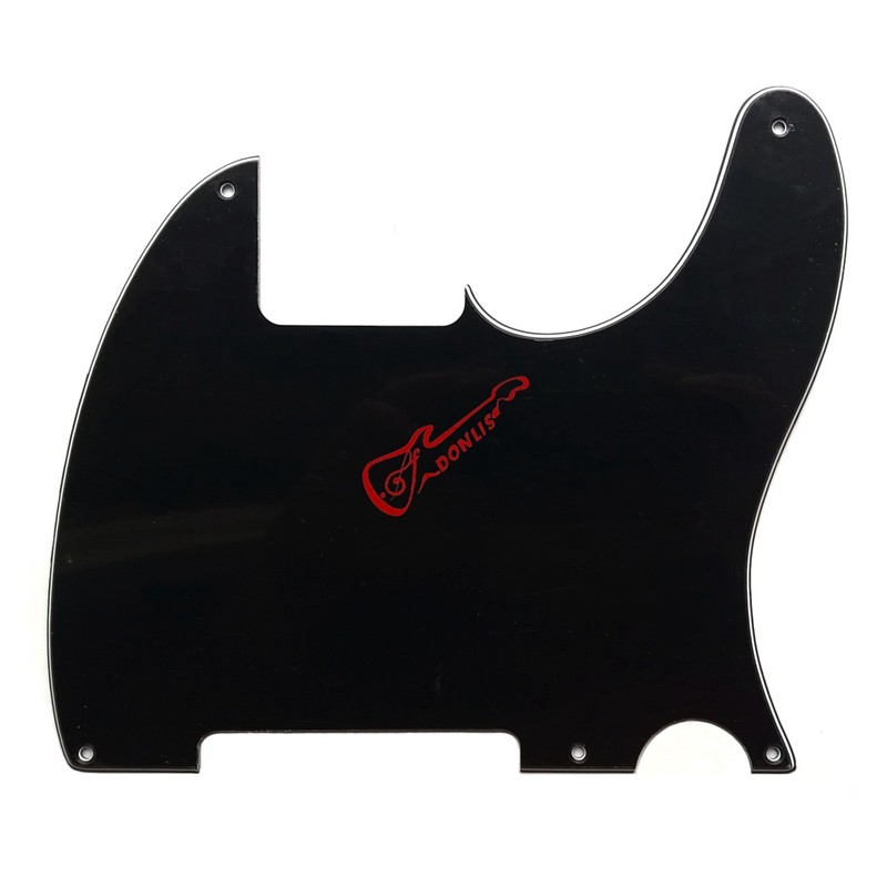 Donlis Mint Green 5 Holes Esquire TL Guitar Pickguard In Vintage White Black And Mint Green Colors W