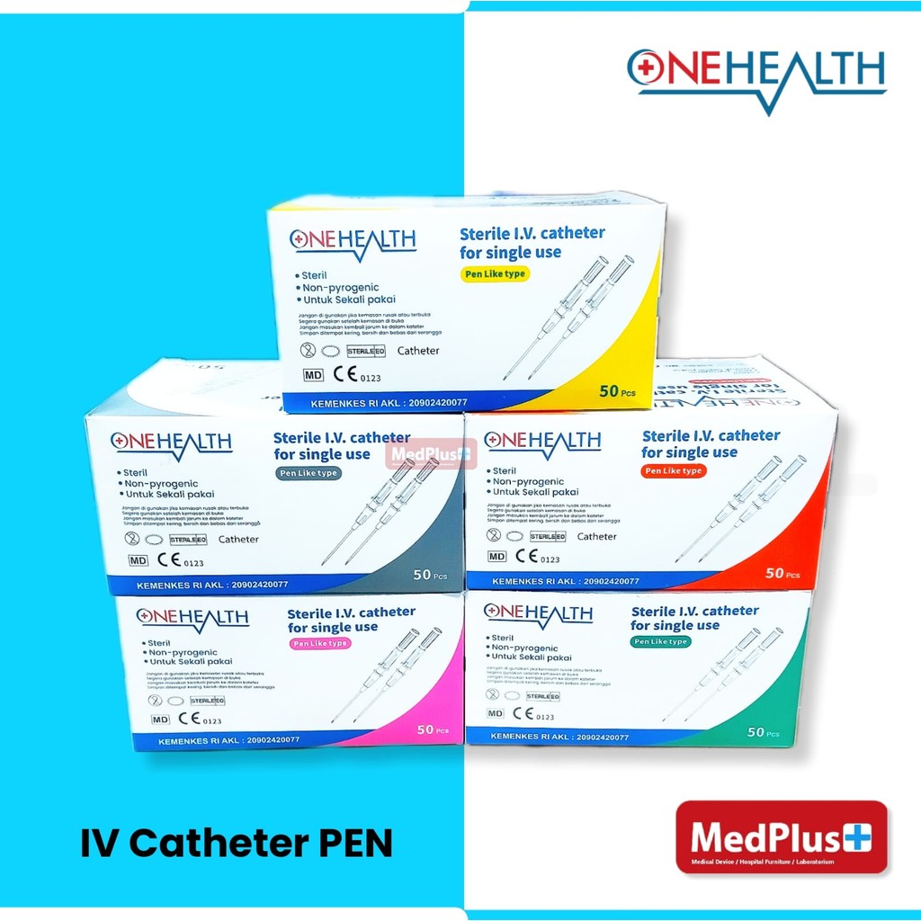 IV Catheter Pen Onehealth Iv Canula Abocath / Satuan