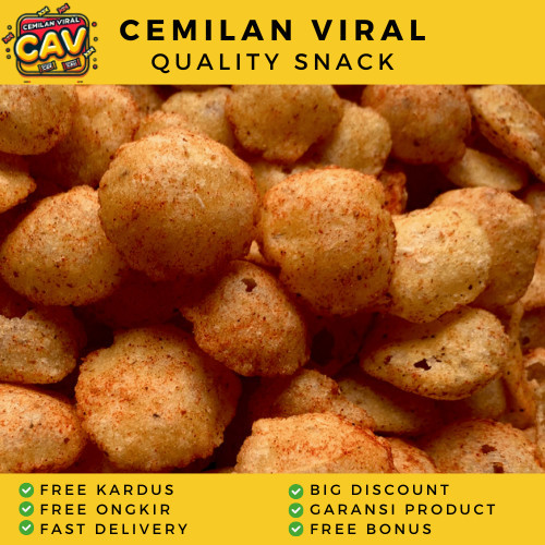 

CAV KETEMPLING PEDAS 500gr Kecimpring Pedas Comring Pedas Gemblong Kuningan Comring Khas Kuningan